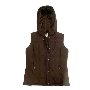 Gap Quilted Brown Vest XS